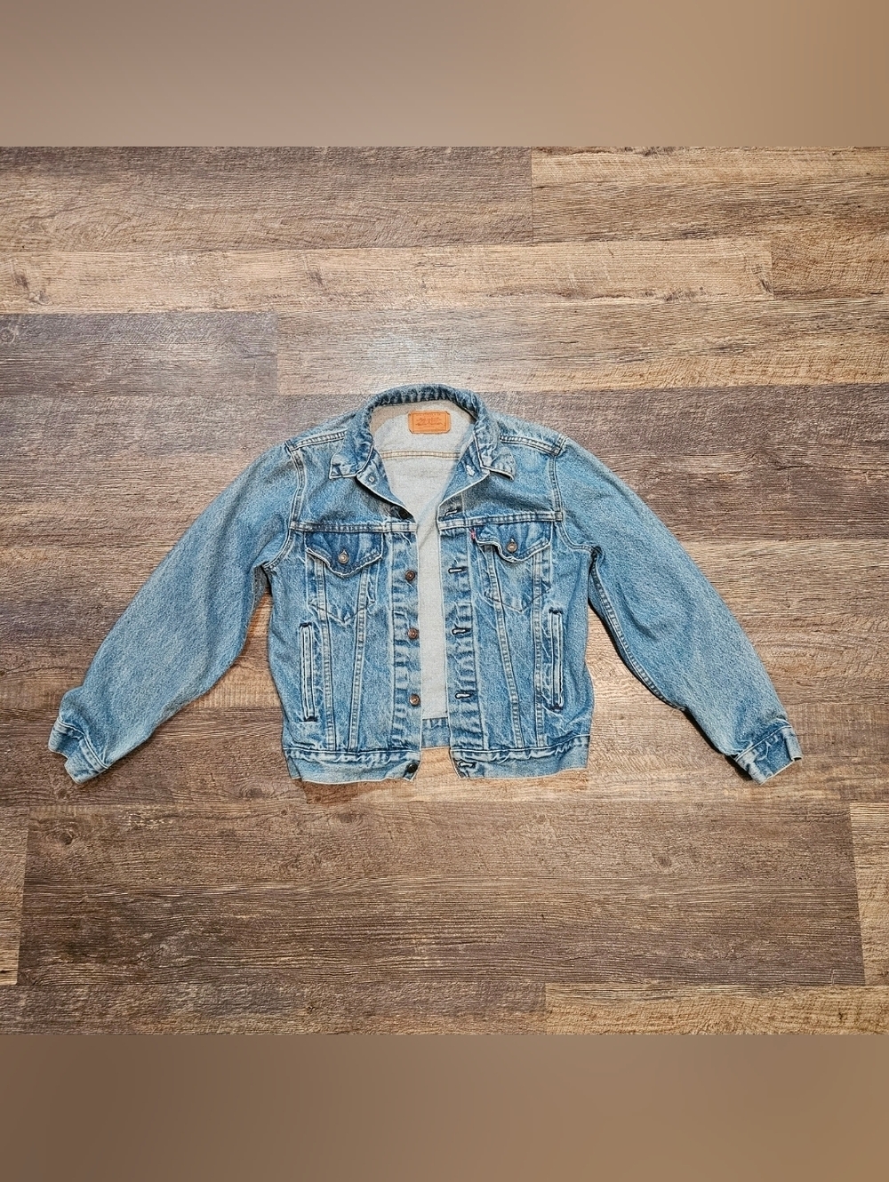 Vintage Levi Strauss Denim Jacket Women Size 10...USA MADE